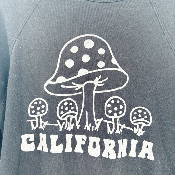 Culk‎ Unisex Lounge Streetwear California Mushroom Graphic Sweatshirt Size S - Picture 4 of 5